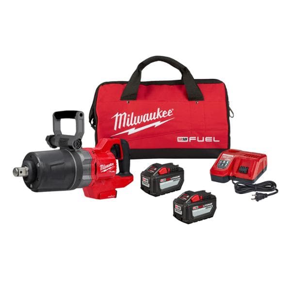 LLAVE DE IMPACTO INALÁMBRICA MILWAUKEE M18 FUEL CON MANGO TIPO D ONE-KEY