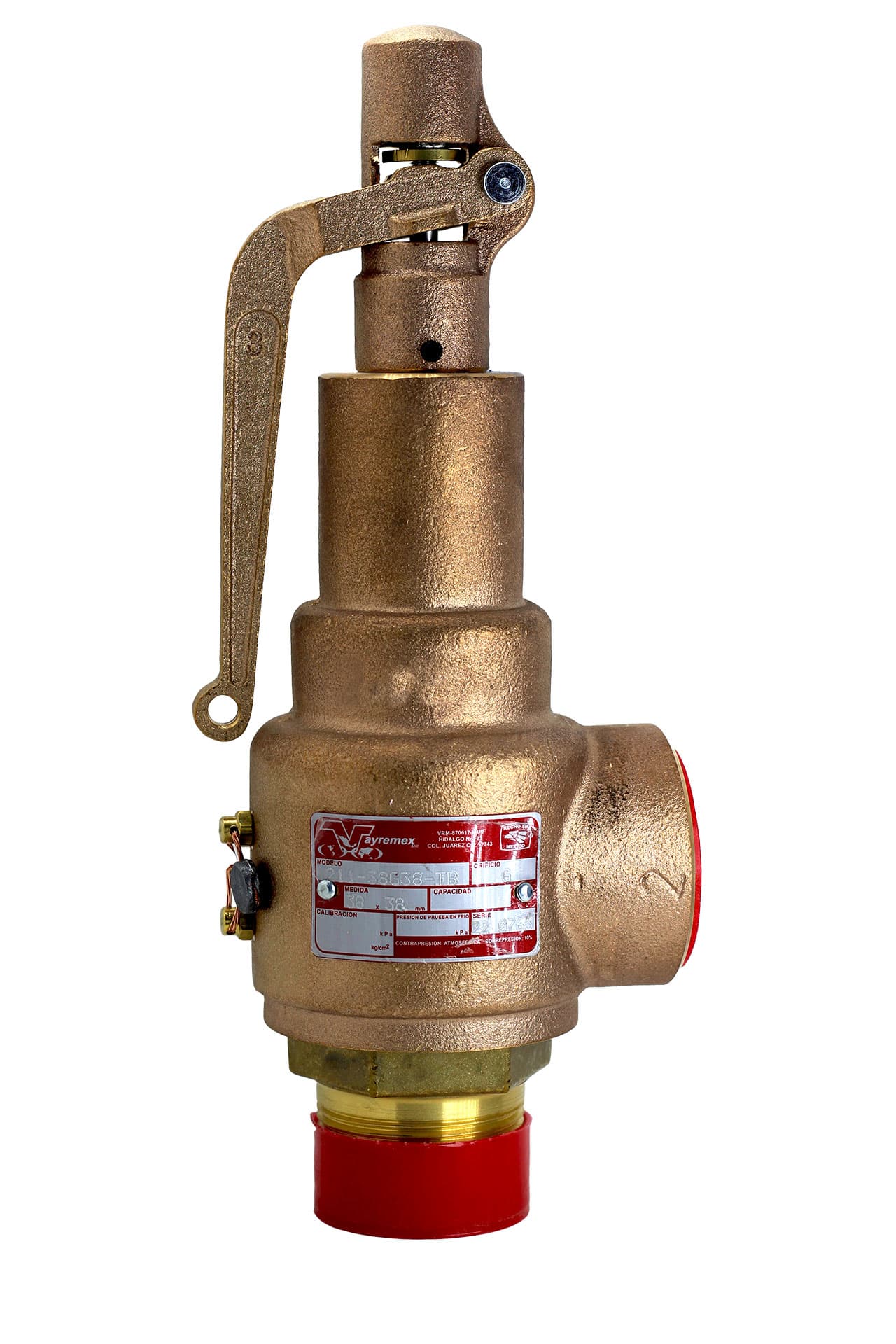 VALVULA DE SEGURIDAD EN BRONCE DE 2 IN 211-51-TB 10.5