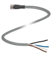 CONECTOR HEMBRA  M8  4 POLOS... V31GM2MPVC