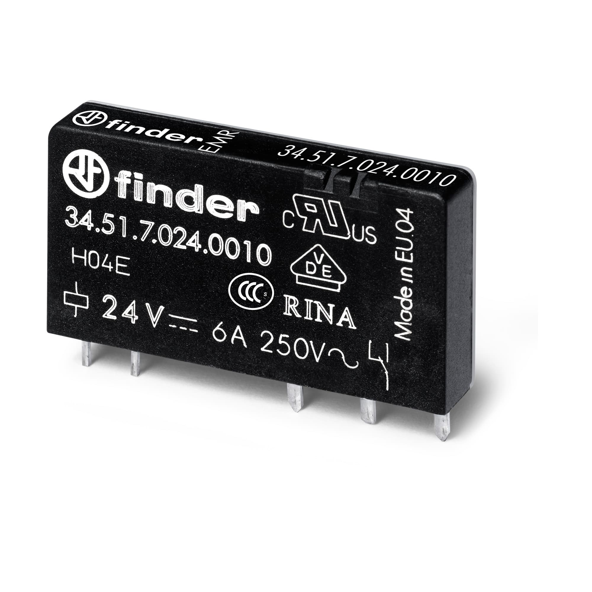 RELEVADOR PARA CIRCUITO IMPRESO 60VCD 6Amp. 345170600010
