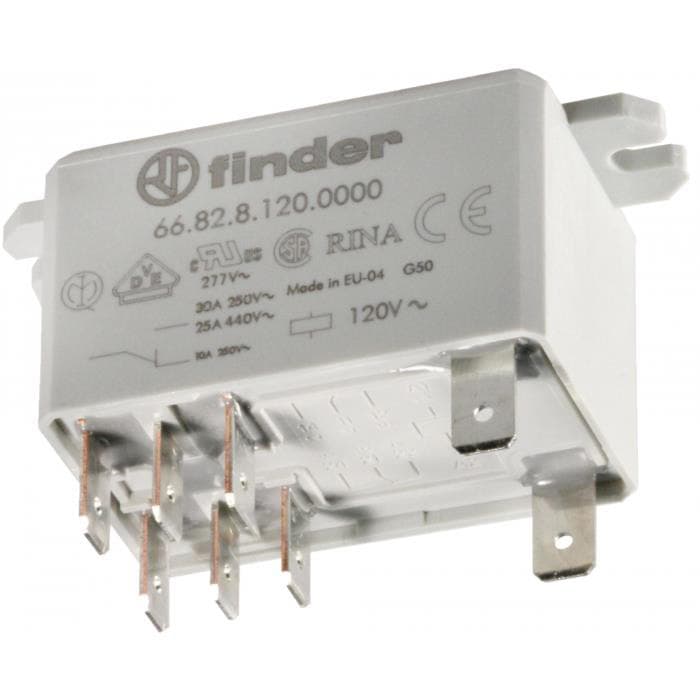 RELEVADOR DE POTENCIA (120VAC) 30 A 668281200000