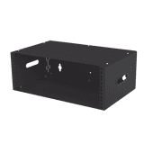 Gabinete para Montaje en Pared liviano, 4 Unidades de rack, Profundidad máxima de trabajo 250 mm, Se envía el Gabinete Armado.