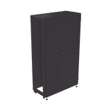 Gabinete Profesional para Telecomunicaciones de 45UR, 1200 mm Profundidad, Incluye 2 Organizadores Verticales de 45 Unidades de Rack, Se envía el Gabinete Armado.