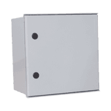 Gabinete de Poliéster IP65 Uso en Intemperie (400 x 400 x 200 mm) con Placa Trasera Interior de Plástico (Incluye Chapa y Llave).