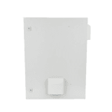Gabinete Ventilado de Acero IP55 Uso en Exterior (500 x 700 x 250 mm) con Placa Trasera Interior Metálica y Compuerta Inferior Atornillable. Incluye Ventilador, Ventilas, filtros, Chapas y Llave T.