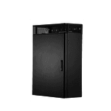 Gabinete de Montaje en Pared TrueEdge™, Con 6 UR para Equipo Activo y 6 UR para Paneles de Parcheo, Fabricado en Acero, Color Negro