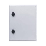 Gabinete de Poliéster IP65 Uso en Intemperie (300 x 400 x 200 mm) con Placa Trasera Interior de Plástico (Incluye Chapa y Llave).