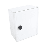 Gabinete de Poliéster IP65 Uso en Intemperie (250 x 300 x 140 mm) con Placa Trasera Interior de Plástico (Incluye Chapa y Llave).