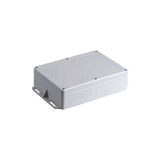 Gabinete Plástico para Exterior (IP65) de 160 x 220 x 100 mm Cierre por Tornillos Metálicos. Tiene Orejas para instalación a muro.