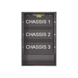 Gabinete De 3 Nivels / Serie EQ de NOTIFIER / Color Negro