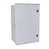 Gabinete de Poliéster IP55 Uso en Exterior (800 x 1000 x 300 mm) con Placa Trasera Interior de Plástico (Incluye Chapa y Llave).