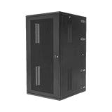 Gabinete PanZone de Montaje en Pared, de 19in, Puerta Ventilada, 26 UR, 762mm de Profundidad, Color Negro