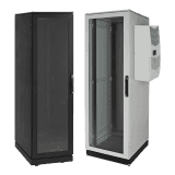 Gabinete de Telecomunicaciones ProLine V/D, 700 mm de Ancho, 800 mm de Profundidad, Compatible Con Aire Acondicionado Tipo G28, 42 UR, Color Negro