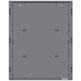 Gabinete de 2 Niveles / para Panel N16X / Serie INSPIRE de NOTIFIER / Color Negro