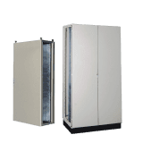 Gabinete de Acero IP55 (1200 x 2000 x 600 mm) con Placa Trasera Interior Metálica y Puerta Doble