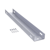 Montaje de Poste Para Gabinetes OSP ComLine de 600 mm de alto (12 UR), De Aluminio, Color Negro