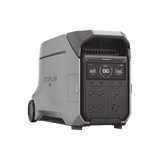 Estación de Energía Portátil DELTA PRO3 / 4096Wh Litio LFP / 5 AC 4000W (8000W Pico) / 2 USB-C 100W / Capacidad para Aumentar Respaldo / Cargador de Coche 10A a 12.6V / Conectividad WiFi y Bluetooth (App) / Carga Solar 2600W Max. (2 P