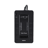 UPS de 650 VA/390 W, Topología Standby con Modo Ahorrador ECO, Entrada 120 Vca NEMA 5-15P, Con 8 Tomas NEMA 5-15R