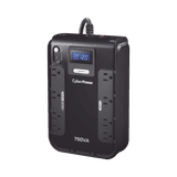 UPS de 750 VA/420 W, Topología Standby, Entrada 120 Vca NEMA 5-15P, Tipo Gabinete Compacto, Con 8 Tomas NEMA 5-15R