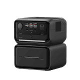 EcoFlow River 3 | Estación de Energía Portátil 858Wh Litio LFP / 2 AC 300 W (Max. 550W) / 1 USB-C 100W / 2 USB -A 12W / Cargador de Coche 8A a 12 o 24V / Conectividad WiFi y Bluetooth (App) / Carga Solar 110W Max.