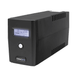 UPS 800VA/480 W Pantalla LCD / Línea Interactiva 120Vca / 6 tomas 5-15R (4 Respaldadas) / Regulación de Voltaje / Protección RJ45