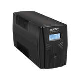 UPS Con Más Potencia de 600VA / 360 W Con Display LCD y Regulador de Voltaje AVR, 4 Contactos NEMA 5-15R, Batería 7 Ah y Puertos RJ45 y USB