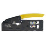 Ponchadora/Pelacables/Cortacables Compacta con Matraca para Conectores RJ45 y RJ11/RJ12.