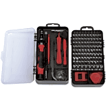 Juego de Reparación de Pantallas o Dispositivos Electrónicos de Uso Fino con 115 piezas con Estuche de Almacenaje.