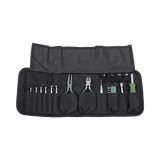 Juego de Herramientas en Estuche Portátil con 25 Pzas. (Desarmadores Finos + Pinzas + Puntas + Maneral).