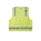 Chaleco de seguridad reflectante de alta visibilidad, mediano/grande. Con múltiples bolsillos de diferente capacidad