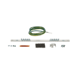 Kit de Puesta a Tierra con Jumper 6 AWG RGREJ696Y y Barra de Conexiones de 20 Orificios RGRB19U, para Rack de 19in