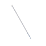 Cincho de plástico, Color Natural, 2.5 x 100 mm, Ideal para sujeción de cables (Bolsa con 100 piezas)