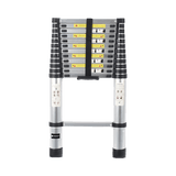 Escalera Telescópica de Aluminio de 3.8 Metros de Altura