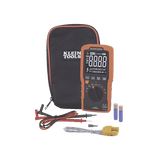 Multímetro Digital Esbelto de Rango Automático con TRMS 600V y Medición de Temperatura