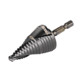 Broca Escalonada 12 en 1, de Liberación Rápida, Acanaladura en Espiral, produce Agujeros de 2-3 cm e Intermedios. 10x más Durable