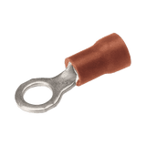 Zapata Terminal de Ojillo para Tornillo 1/8 in (3 mm) calibre 22-16 AWG con aislamiento de vinilo.