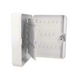 Caja para llaves con capacidad para 60 llaves/ Medidas 200 x 250 x 75 mm (ancho x alto x profundidad)/ Fabricada en acero/ Cerradura con llave.