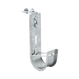 Soporte (Gancho) tipo J-Hook, hasta 28 cables Cat6, ideal para soportar cableado en los espacios de manipulación al aire, Para instalación en interior