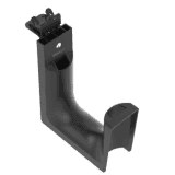 Sujetador STRONGHOLD tipo J (J-Hook), grosor de Brida 1/4", para Viga instalada con Martillo, hasta 46 Cables Cat6, Nylon 6.6 Metal, Color Negro, 1 pieza