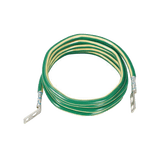 Jumper para Aterrizar Equipos, 6 AWG, con Terminal Doblada a 45 Grados (LCC6-14JAWH-L) Para Conexión a Tierra y Terminal Recta (LCC6 - 14JAW-L) Para Equipos , 2.4 m de Largo