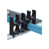 Espaciador de Cables de Nylon 6.6, Con 1 Espacio de 1.25 in (31.8 mm) de Diámetro, Color Negro, 1 Pieza