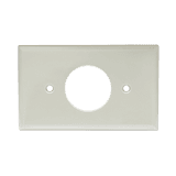 Placa de plástico para contacto sencillo.