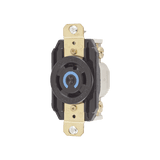 Receptáculo con Bloqueo de Media Vuelta Industrial 30 A 250 V CA / 3 Polos 4 Hilos / Nema L15-30R.