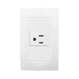 Contacto Sencillo de 127 V~60 HZ 15 A/ Color Blanco.