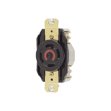 Receptáculo con Bloqueo de Media Vuelta Industrial 30 a 125/250 V CA / 3 Polos 4 Hilos / Nema L14-30R.