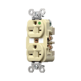 Contacto Duplex de 20 A 250 V CA/ Nema 6-20R / Grado Hospitalario / Color Marfil.