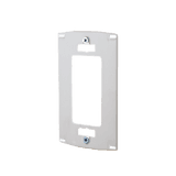 Tapa para Contacto Rectangular/ Tornillos no visibles / Color Blanco.