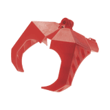 Dispositivo de Bloqueo LOTO para Válvulas de Bola, Para Diámetros de de 1.5 a 2" y Longitud de Mango Hasta 7.5", Color Rojo