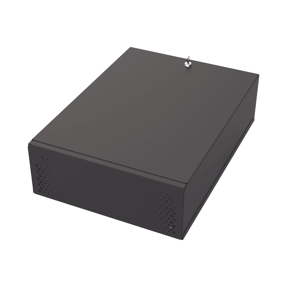 Gabinete Metálico para DVR/NVR con Chapa y llave.