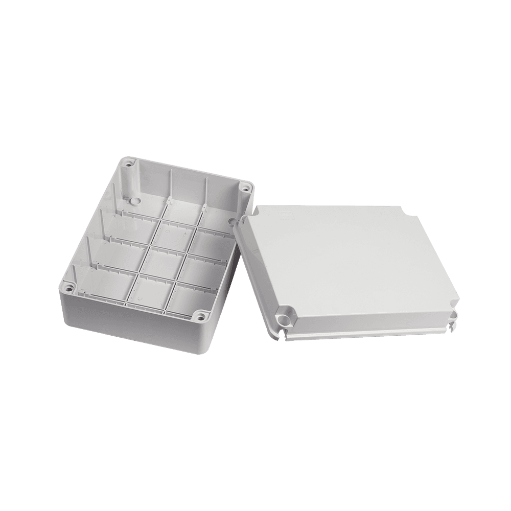 Gabinete de Plástico IP55 (190 X 240 X 95 mm). Protección EMI. Para Instalaciones Comerciales, Residenciales e Industriales. Incluye Tornillería para su Tapa.